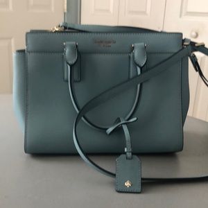 Kate Spade small tote in baby blue new without tags